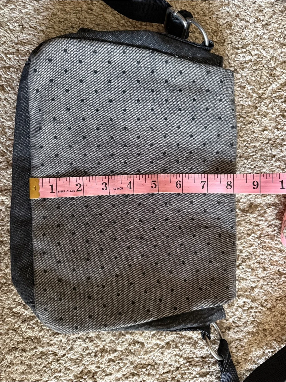Dakine Polka Dot Gray/Black Purse